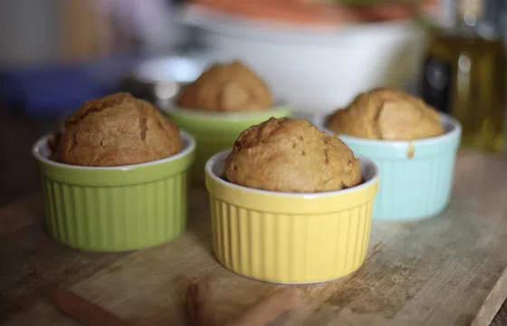 Petits gâteaux de carotte à l’Huile d’Olive