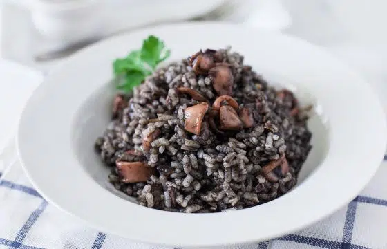 Riz crémeux aux calmars